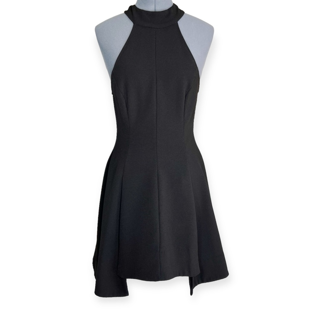 C/MEO COLLECTIVE High Neck Little Black Dress